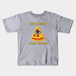 Illuminati Pizza Kids T-Shirt